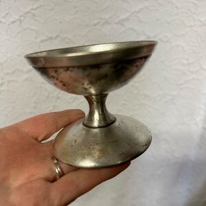 Vintage Silver Food Storage Dish